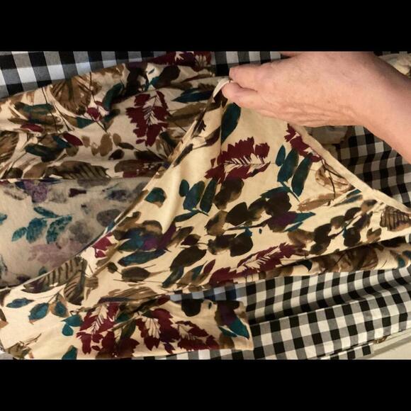 Relativity Tan with Abstract Floral Kimono Size S - Picture 5 of 7